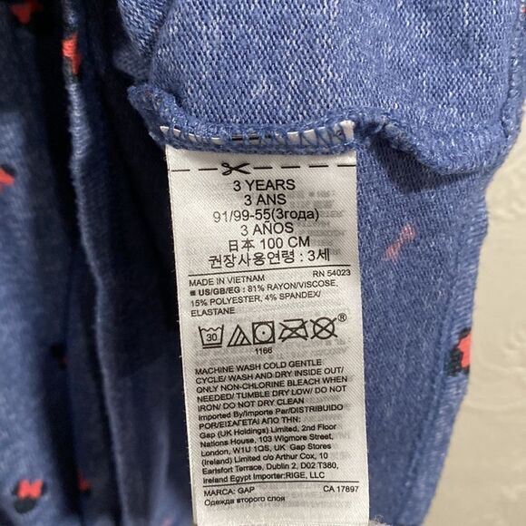 Baby Gap Disney Minnie Mouse Softspun Dress Size 3 - Picture 3 of 5